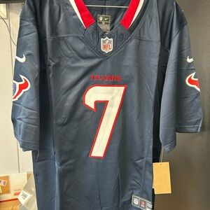 Nike Texans Navy and Red Jersey